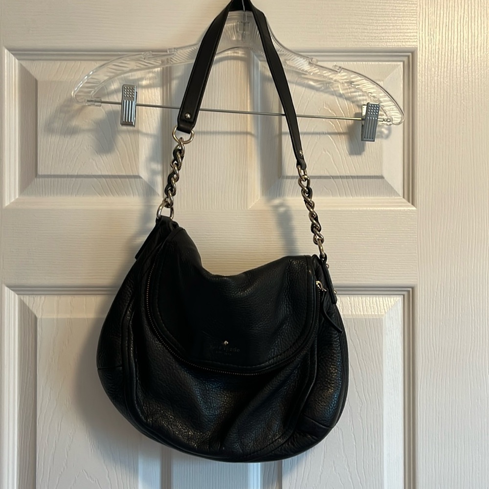 Kate spade black leather purse
